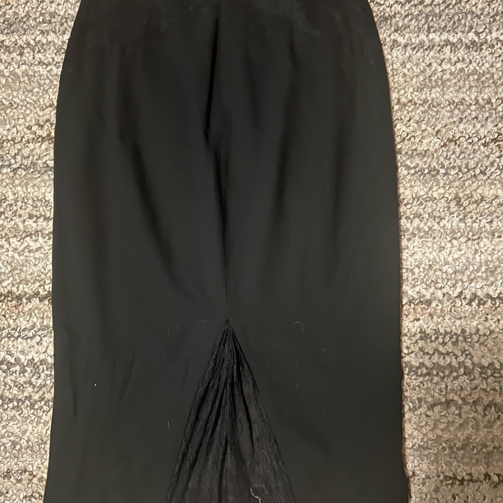 NWT Bebe Lace Godet Pencil Skirt